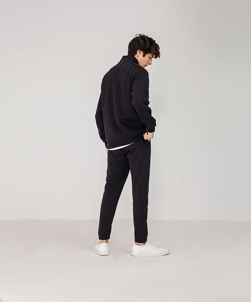 Men's Half Zip Mock Neck