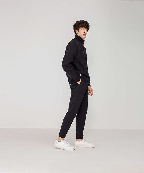 Men's Half Zip Mock Neck