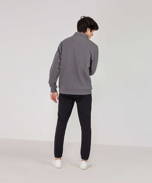 Men's Half Zip Mock Neck