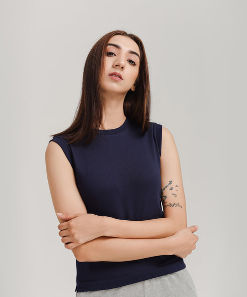 Women's Cropped Muscle Tank