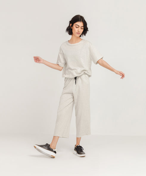 Women's Cropped Loungewear Set