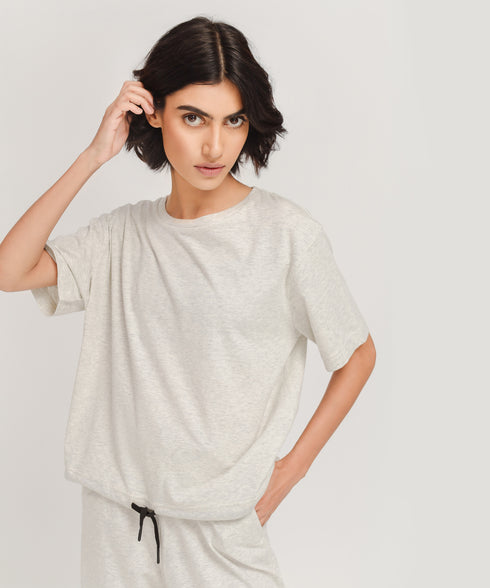 Women's Cropped Loungewear Set