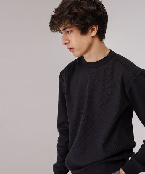 Men's Raw Waffle Knit Shirt