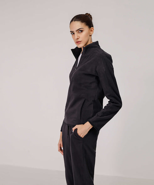 Women's Polar Fleece Mock Neck