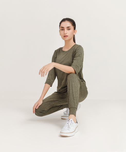 Women's Melange Tracksuit