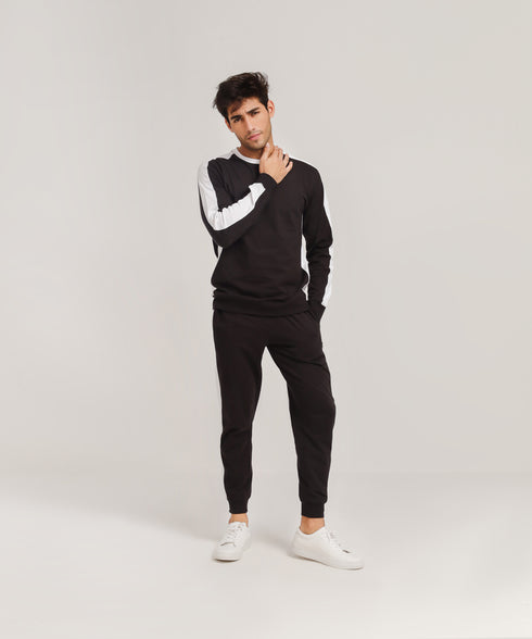 Men's Striped Athleisure Set