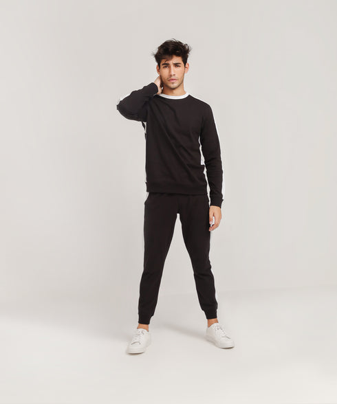 Men's Striped Athleisure Set