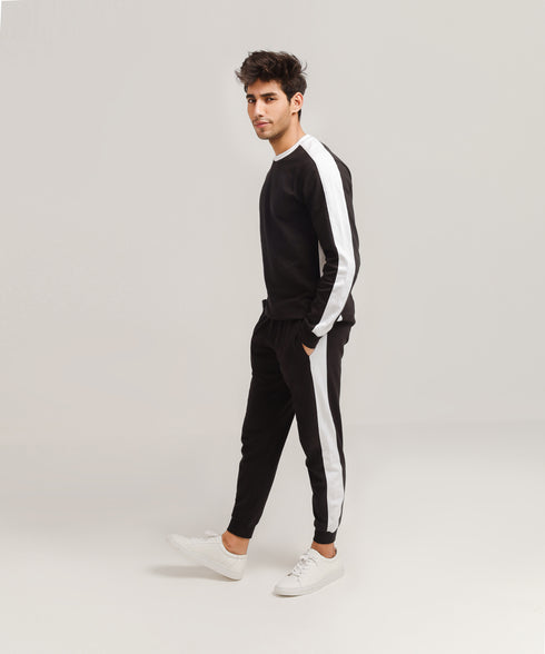 Men's Striped Athleisure Set