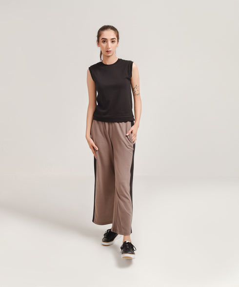Women's Sleeveless Relaxed Fit Loungewear Set
