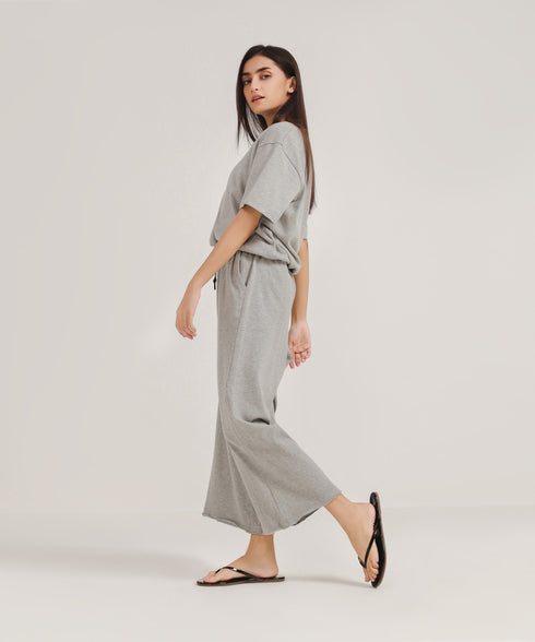 Women's Cropped Loungewear Set