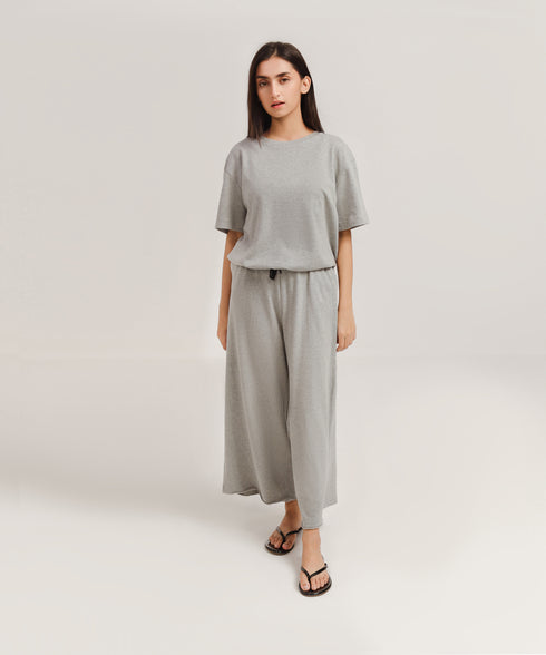 Women's Cropped Loungewear Set