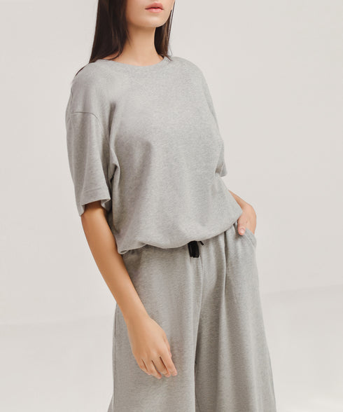 Women's Cropped Loungewear Set