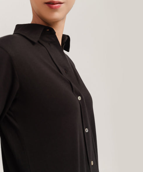 Women's Collared Midi Dress