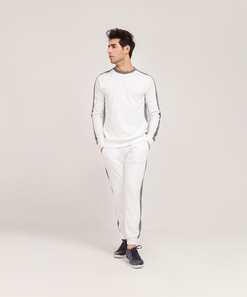 Men's Striped Athleisure Set