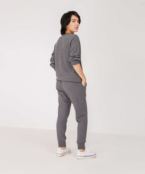 Women's Basic Waffle Knit Shirt