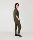 Women's Basic Waffle Knit Shirt