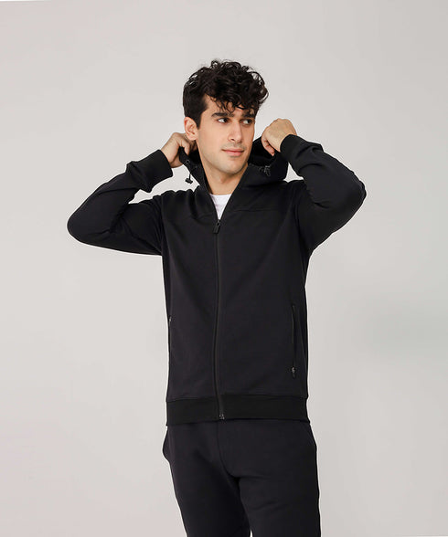 Men's Adjustable Zipper Hoodie