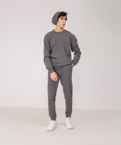 Men's Basic Waffle Knit Shirt