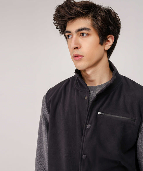 Men's Snap Button Jacket