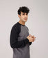 Men's Raglan Waffle Knit Shirt