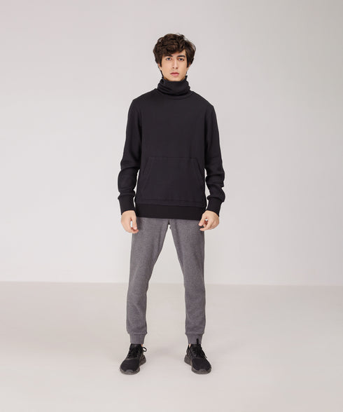 Men's Waffle Knit Turtleneck