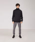 Men's Waffle Knit Turtleneck
