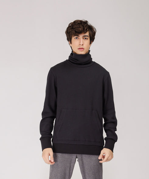 Men's Waffle Knit Turtleneck