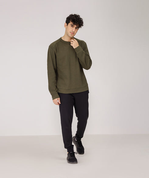 Men's Raw Waffle Knit Shirt