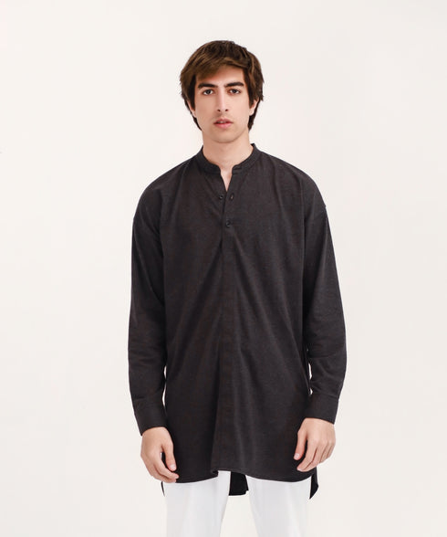 Men's Melange Tunic Shirt