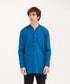 Men's Snap Button Tunic Shirt