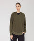 Women's Raw Waffle Knit Shirt