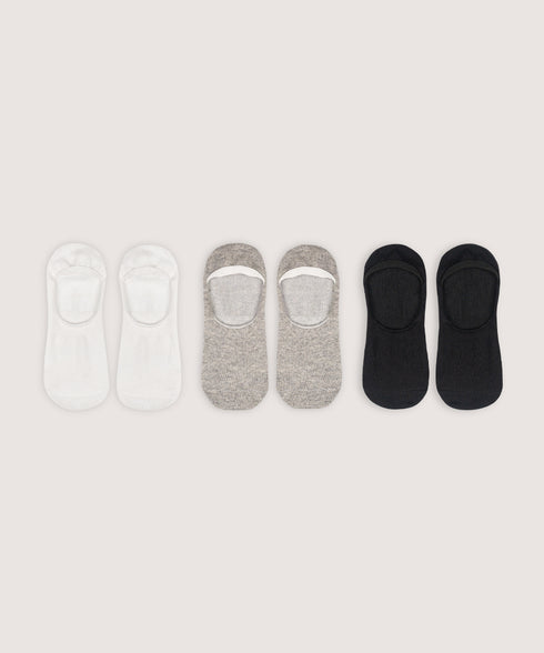 Basic No Show Socks | Pack of 3
