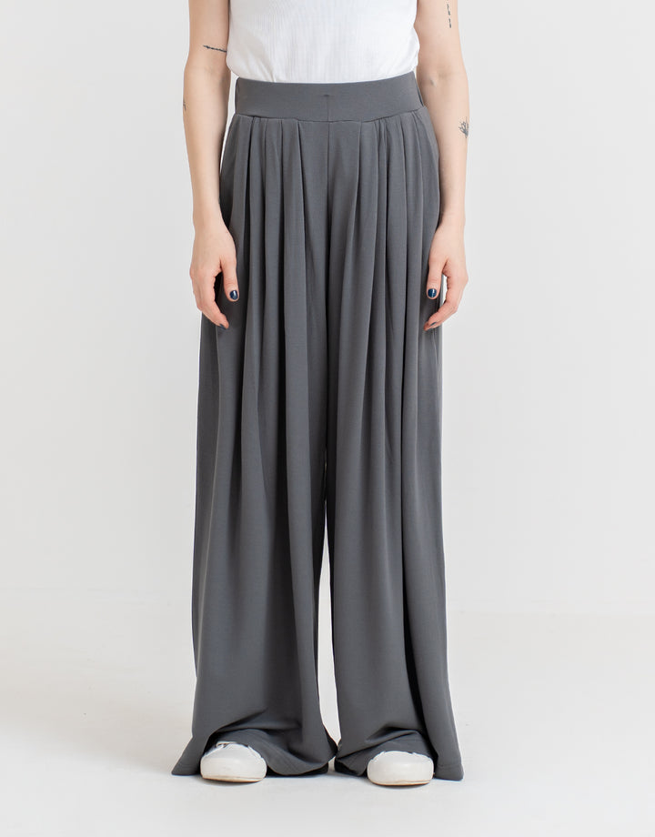 Women's Modal Pleated Flared Pants