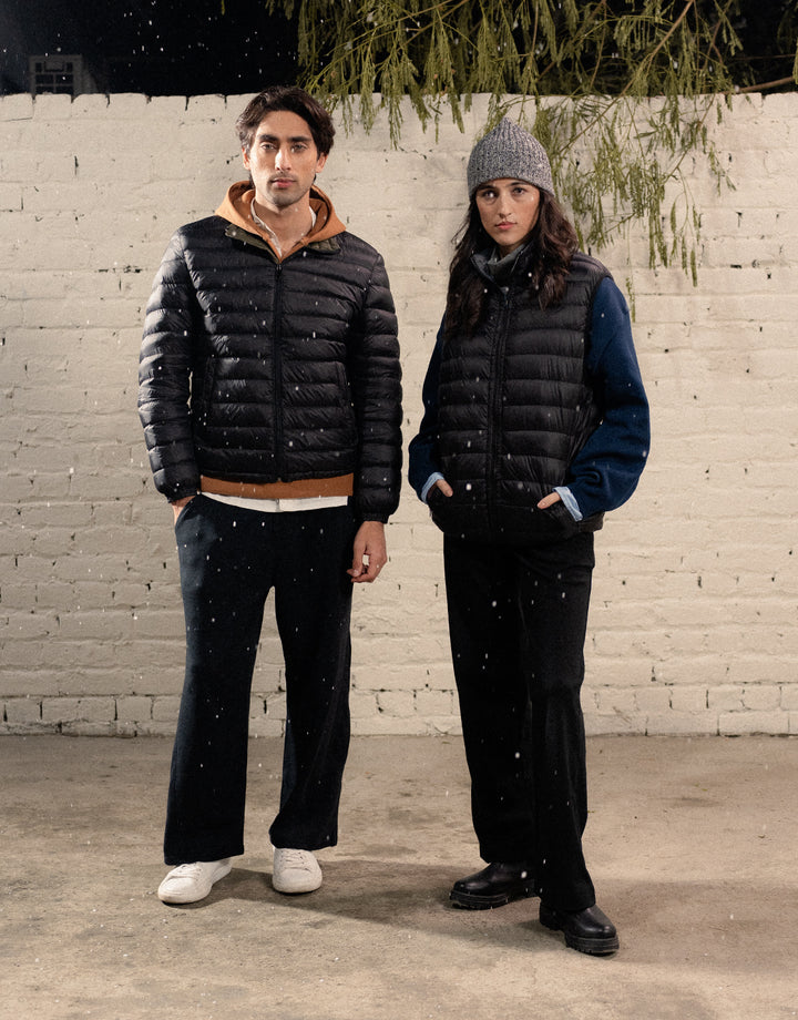 Goose Down Reversible Gilet