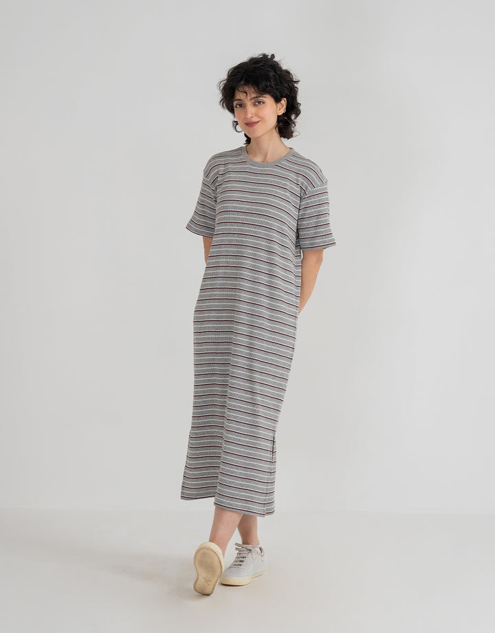 Women's Striped T-Shirt Dress