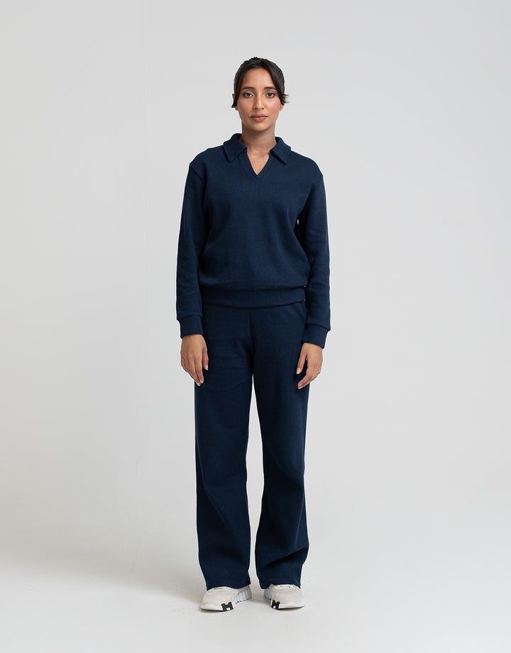 Women's Rib Collar Set