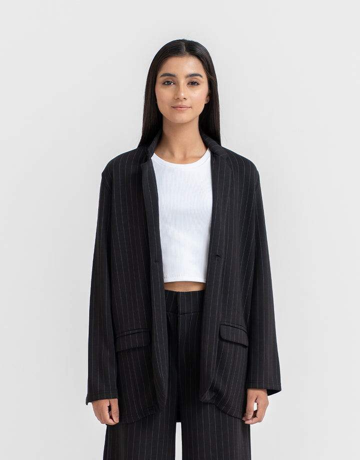 Women's LuxeStretch Pin Stripe Blazer