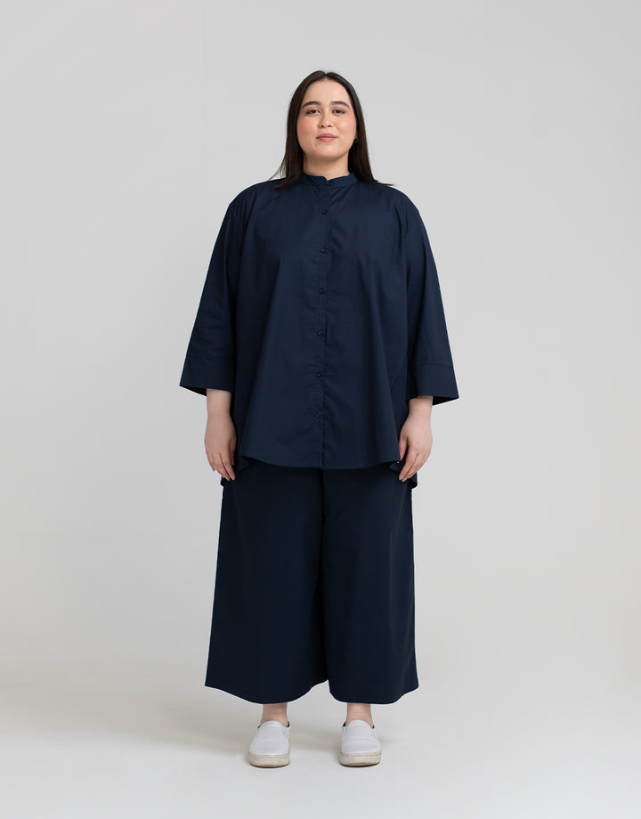 Women's Plus Button Down Set