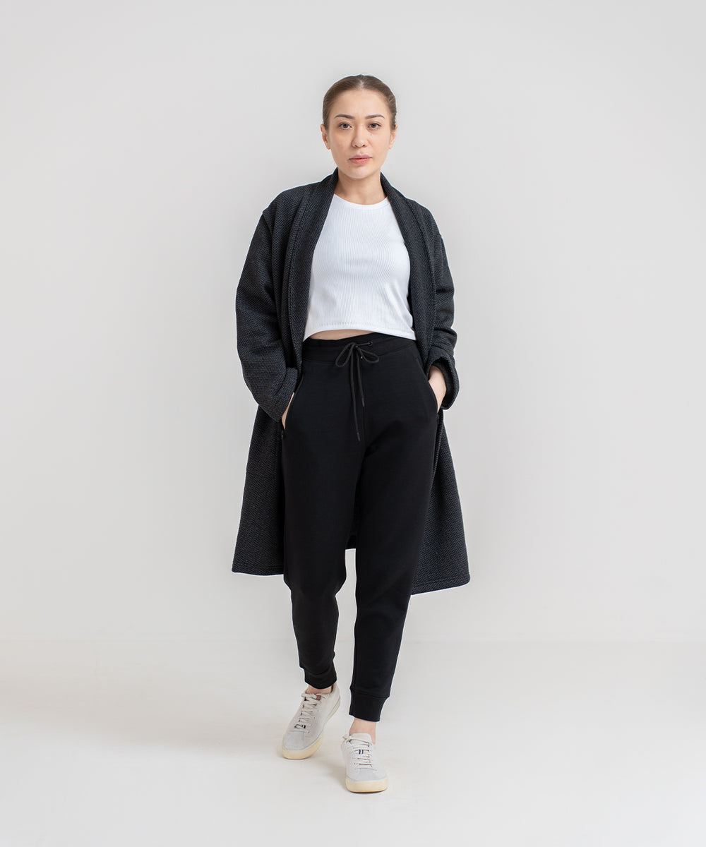 Women's Fleece Overlap Cardigan – Bandana