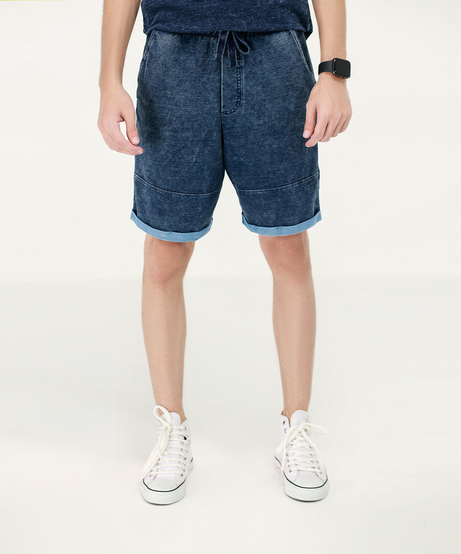 Long jean shorts mens best sale